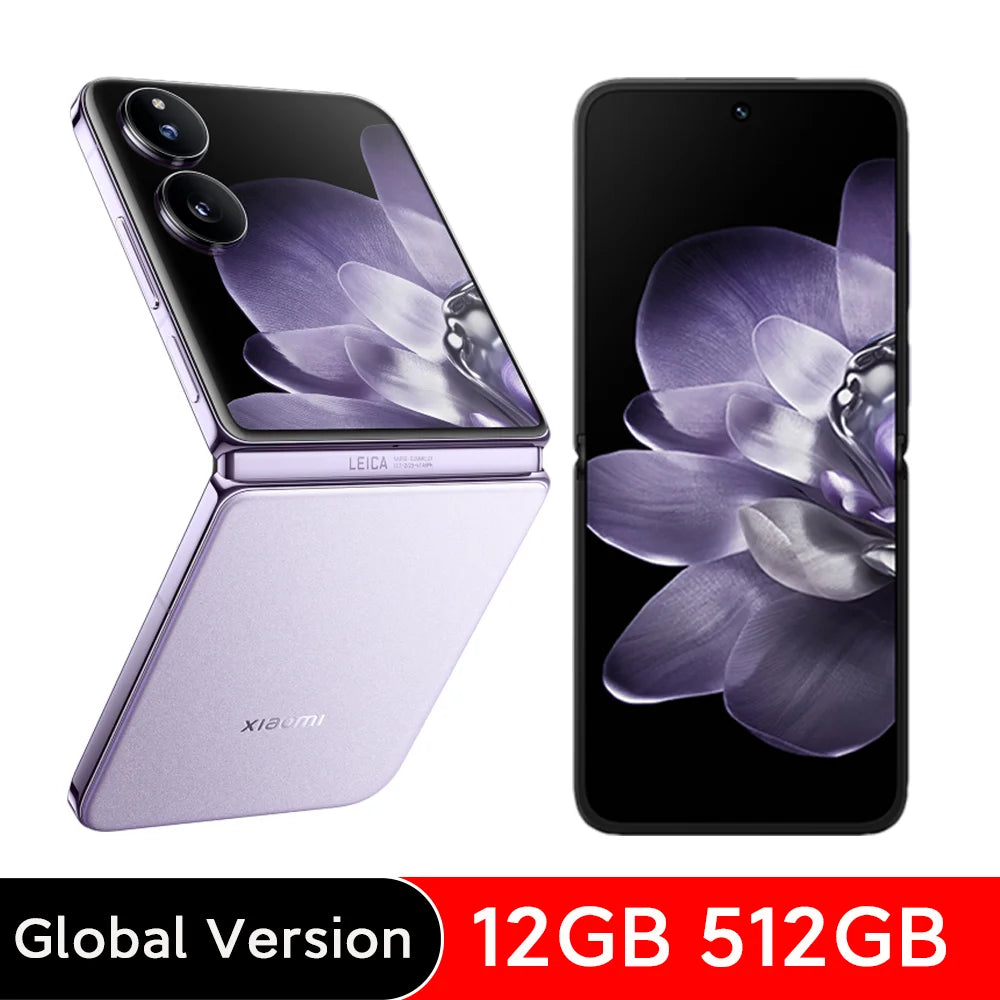 2024 World Premiere Xiaomi MIX Flip Global Version 12GB 512GB Foldable 4.01" Outer Display Snapdragon 8 Gen 3 Leica 50MP Camera