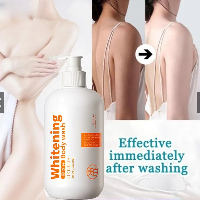 500ml Whitening Body Wash Long-Term Skin Whitening Moisturizing Body Care Shower Gel