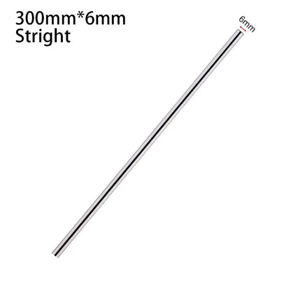 1Pcs Straight Bent Stainless Steel Straws Drinking Silver Cup Straw 6mm 8mm Reusable for Stanley 30oz 40oz Tyeso Cup