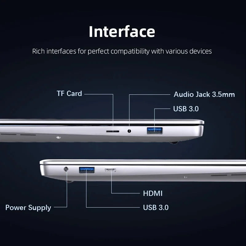 2024 NEW Professional i7 notebook windows 11 Intel Core i7-7500U Laptop computer 1920*1080 14.1 inch core i7 Ultra Slim Laptop