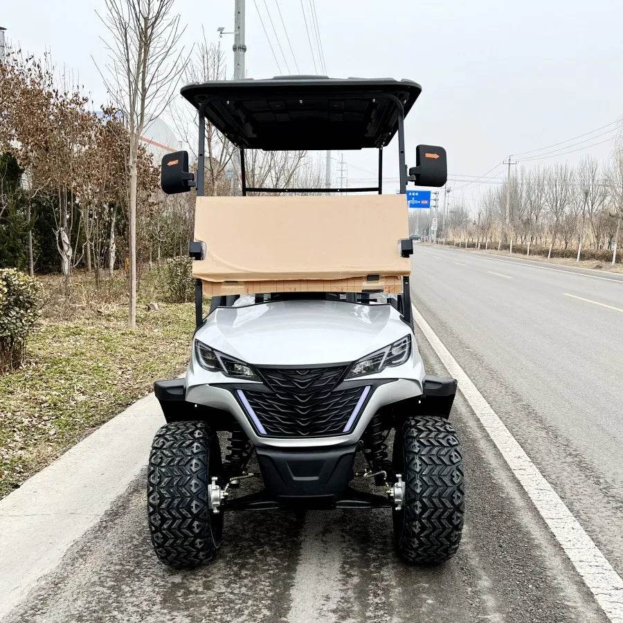 Brand New 6 Person Electric 4 Wheel Club Car Golf Cart For Sale 4 Seaters Golf Car Available with 14 inch off-road Al wheel - MarvelouStoree