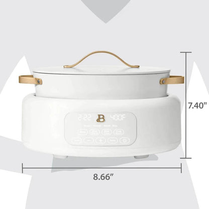 Beautiful 10 in 1 6 Qt Electric Multi-Cooker, White Icing - MarvelouStoree