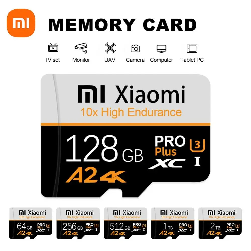 Mijia Xiaomi 128GB 256G SD Memory Card 1TB Class 10 High Speed Flash TF 2TB SD Card Micro TF SD Card For Nintendo Switch ps vita