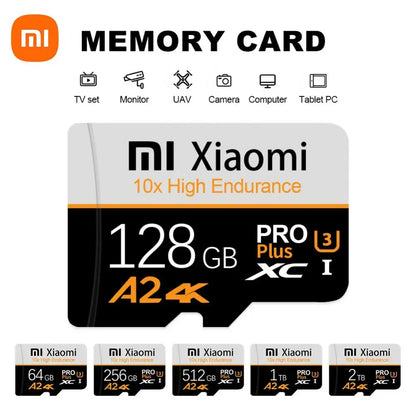 Mijia Xiaomi 128GB 256G SD Memory Card 1TB Class 10 High Speed Flash TF 2TB SD Card Micro TF SD Card For Nintendo Switch ps vita