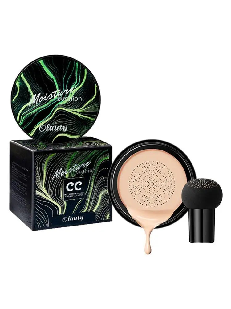 BB CC Cream Face Foundation Concealer Cushion Mushroom Base Waterproof Brighten Makeup Brightening Tone Cosmetics Make up