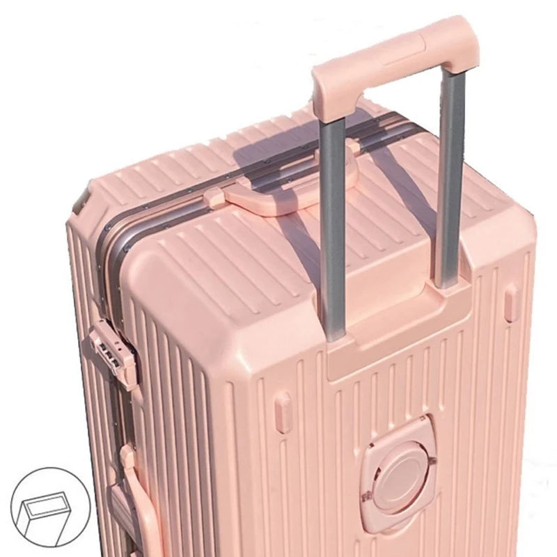 Package 22“24”26“28”30 Inch New Luggage Men's Large-capacity Trolley Case Women's Aluminum Frame Boarding Box Rolling Suitcase