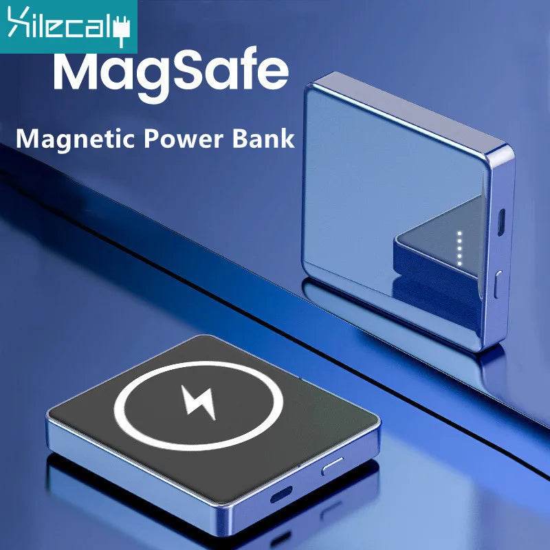 20W 10000mAh Macsafe Power Bank Magnetic Power Bank External Spare Battery For iPhone 15 14 13 12 Pro Max Wireless Power Banks - MarvelouStoree