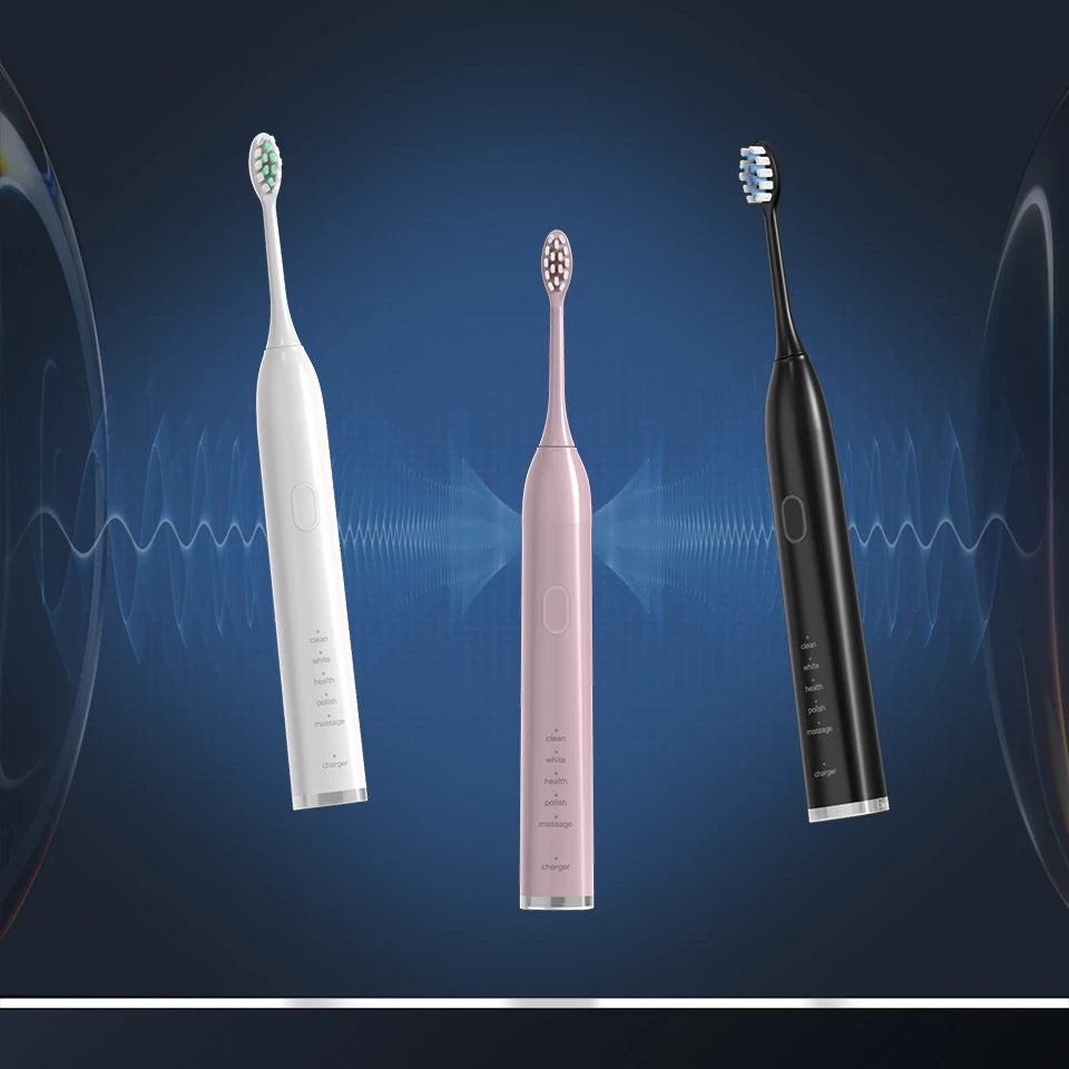 SUBORT S2 Sonic Electric Toothbrush for Men Women Houseehold Whitening IPX7 Waterproof Toothbrush Ultrasonic Auto Tooth Brush