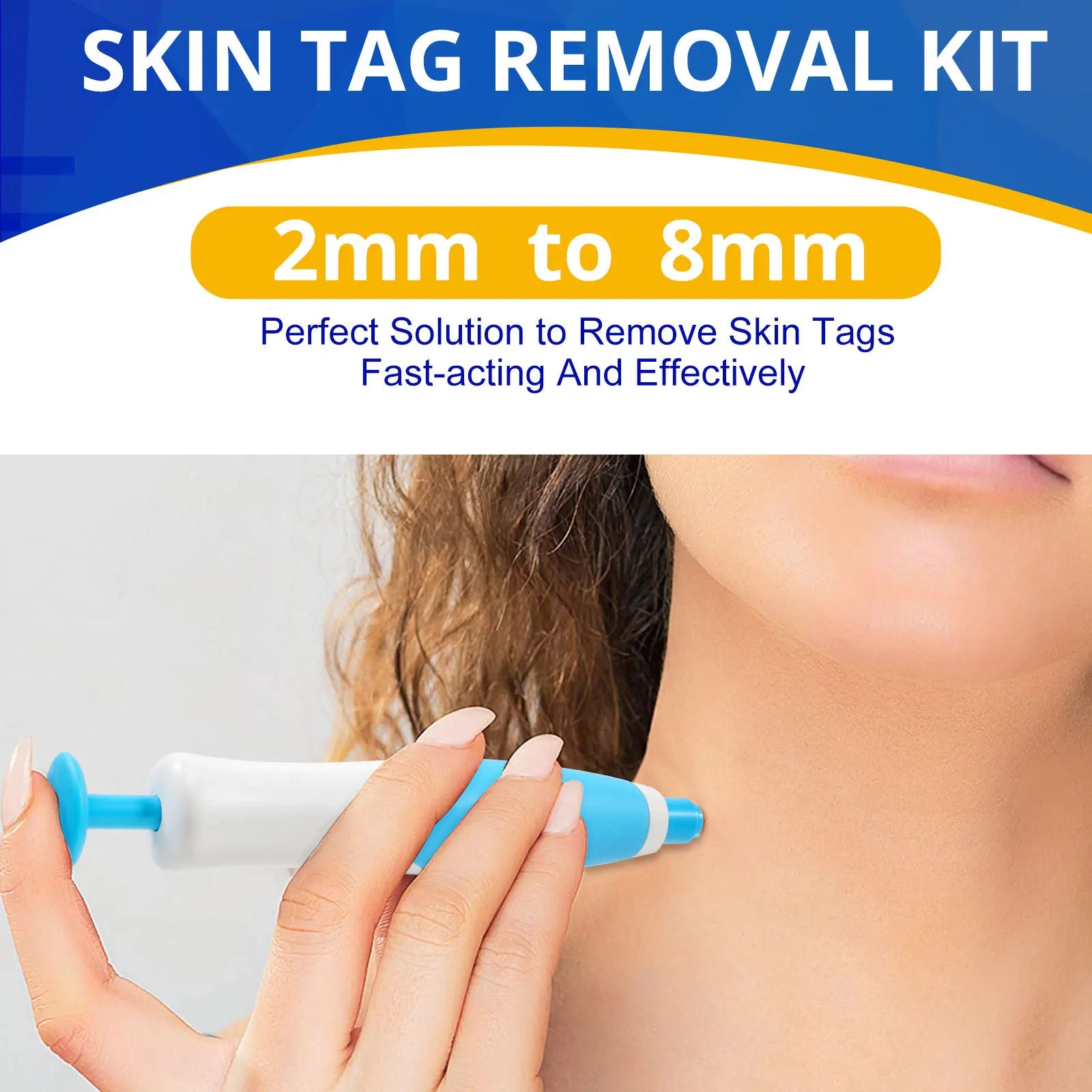 Skin Tag Remover Kit Mole Wart Remover Equipment Skin Tag Treatment Tool Facial Beauty Tool Home Use Easy To Clean