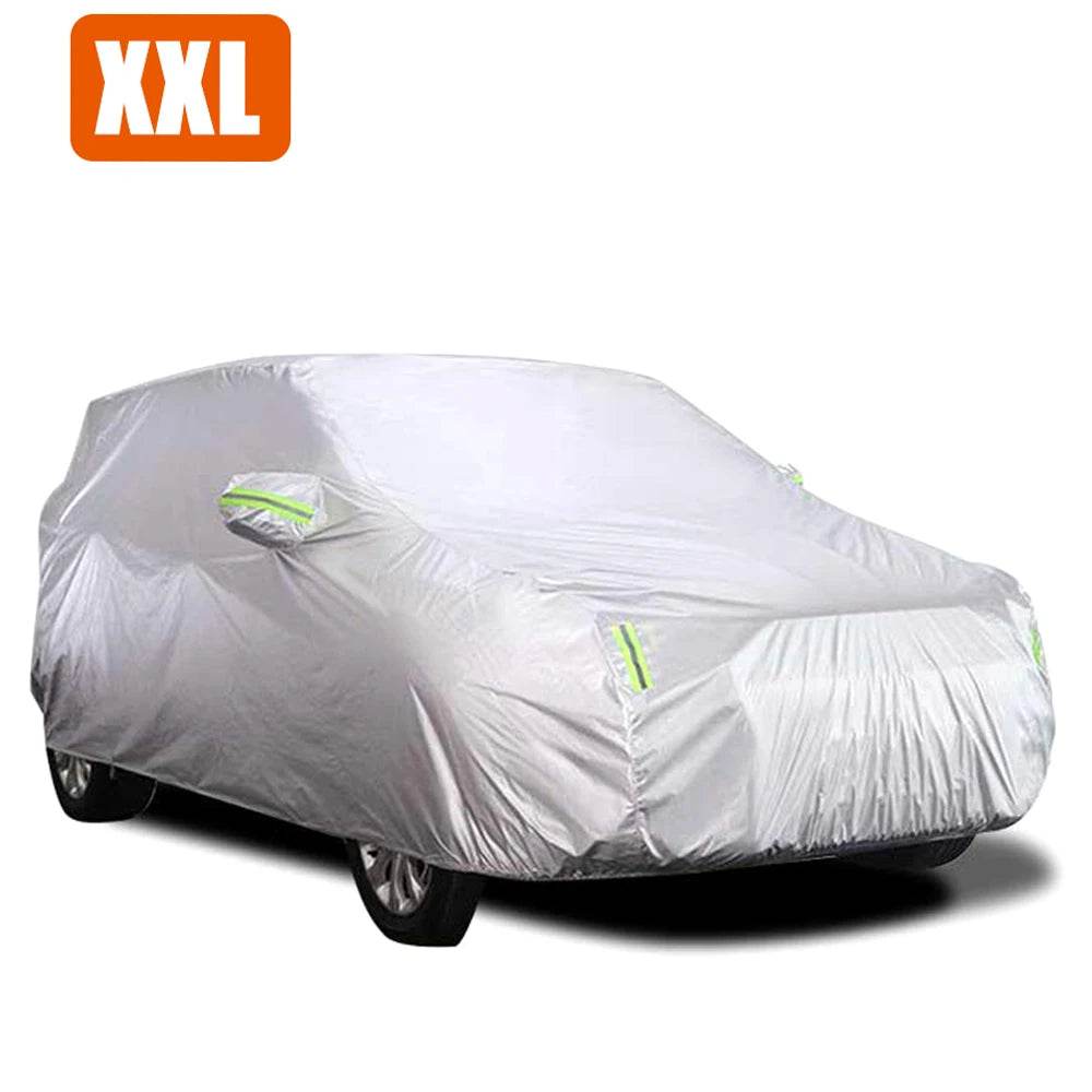 S-XXL Car Cover Sedan Full Covers with Reflective Strip Sunscreen Protection Dustproof&Waterproof UV Scratch-Resistant Universal - MarvelouStoree