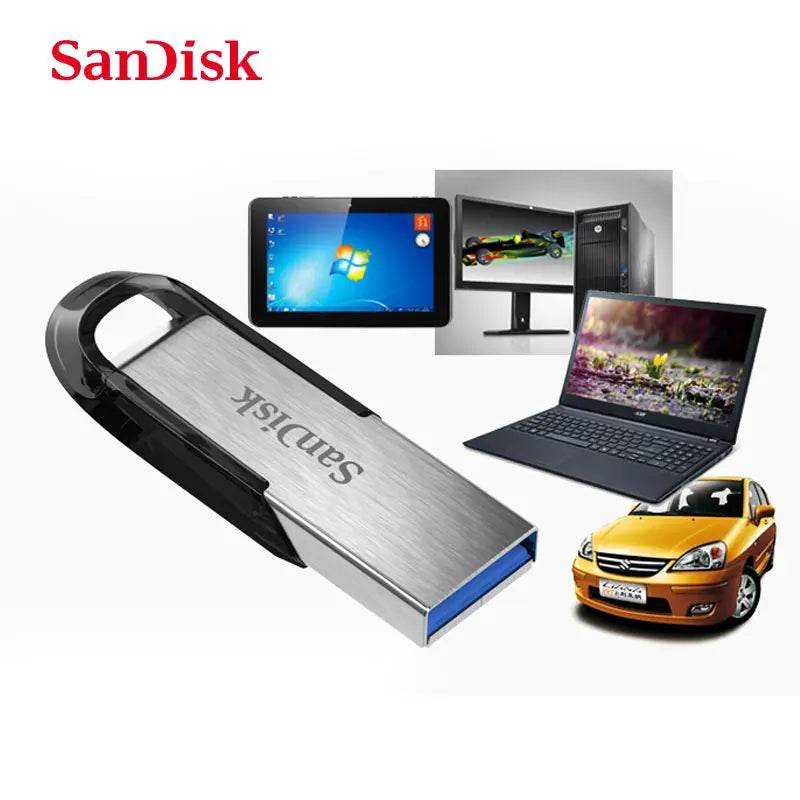 SanDisk USB3.0 Flash Drive 16GB 32GB 64GB 128GB 256GB 512GB USB Memory Stick High Performance up to 150MB/s USB3.0 Pen Drives - MarvelouStoree