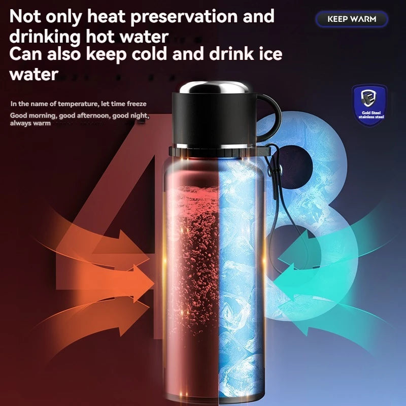 2L Thermos Insulated Water Bottle Smart Vacuum Flask coffee drinkware cup Stainless Steel Double Wall Kettles Hot Water Bottle