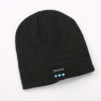 Hands-free Beanie Rechargeable Bluetooth Led Hat Headset Bright Wireless Music Headphone Player Winter Warm Cap Night Jogging