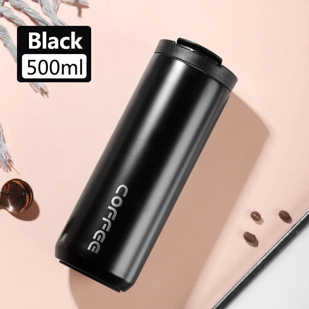 400/500ML Insulated Coffee Mug Cup Travel Stainless Steel Flask Vacuum Leakproof Thermo Bottles Espresso Themo Bottle Coffeeware