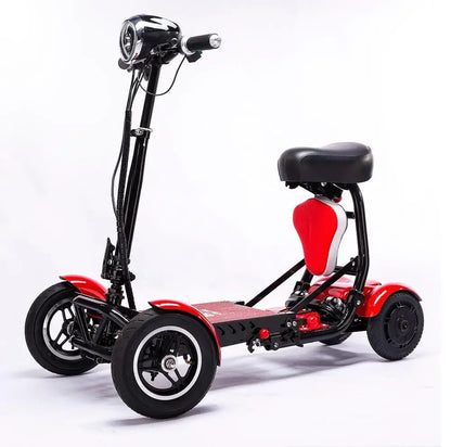 Foldable Mobility Scooter Adults Portable Electric Scooter 500W36V15AH Leisure Tricycle Mini Small Parent-child 4 Wheel Elderly