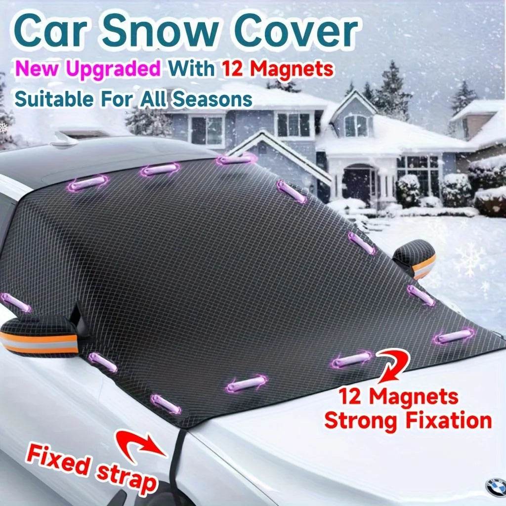 Winter Magnetic Suction Universal Style Car Snow Cover - Anti-Frost Anti-Freeze Front Windshield Car Window Snow Cover Amagi - MarvelouStoree