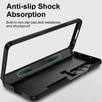 For Samsung Galaxy Z Fold 4 Case Brand Shockproof Full Coverage  Hinge Protection Ultra-Thin Samsung Case With Screen Protector