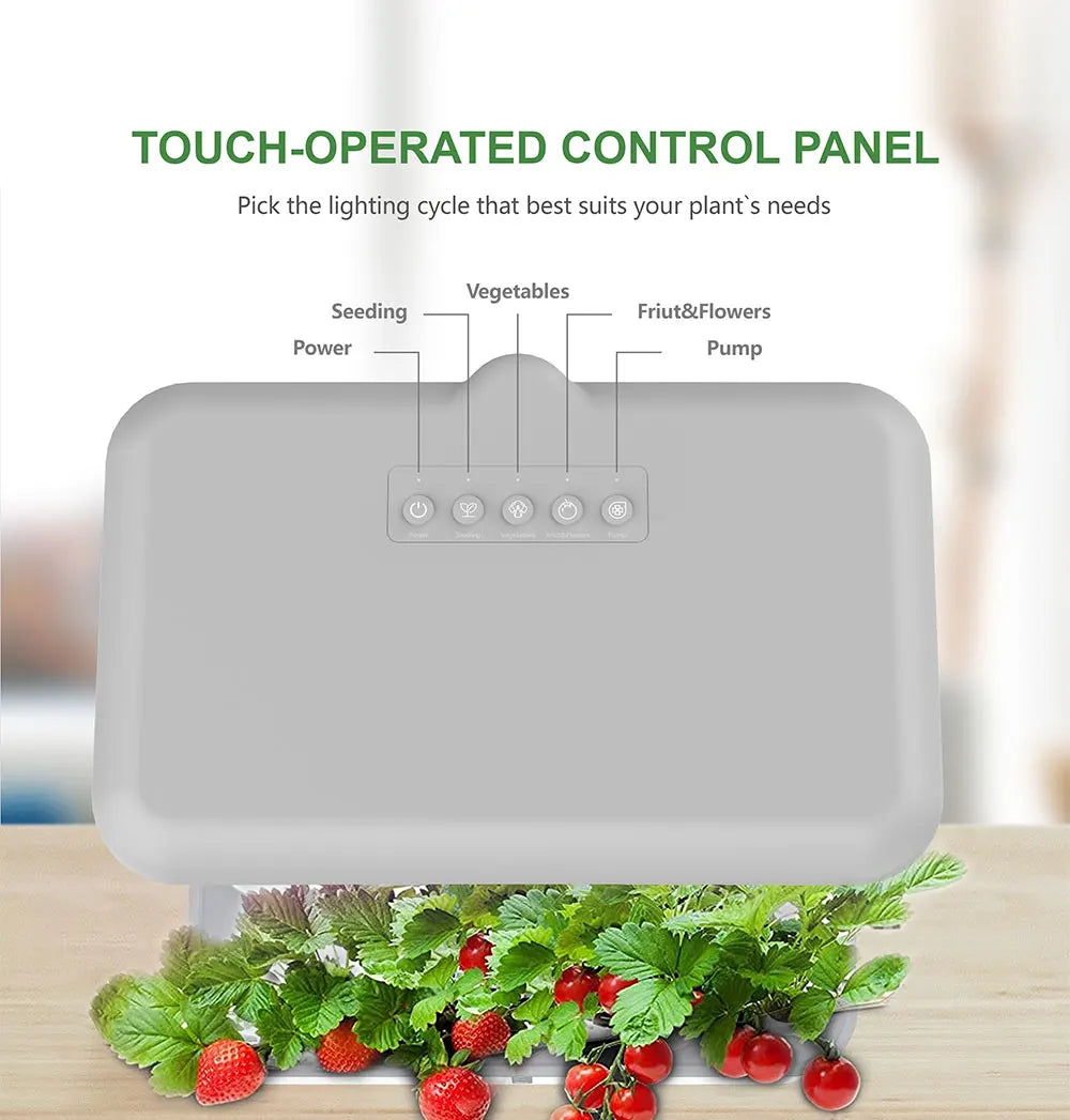 Tuya WIFI-compatible Hidroponia Growing System with LED Light Planter Smart Plant Pot Indoor Herb Vegetable Flower Cultivation