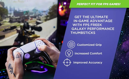 New style FPS Freek Galaxy for Playstation PS5 High-Rise Analog Stick PS4 Performance Command Stick Game Joystick Controller