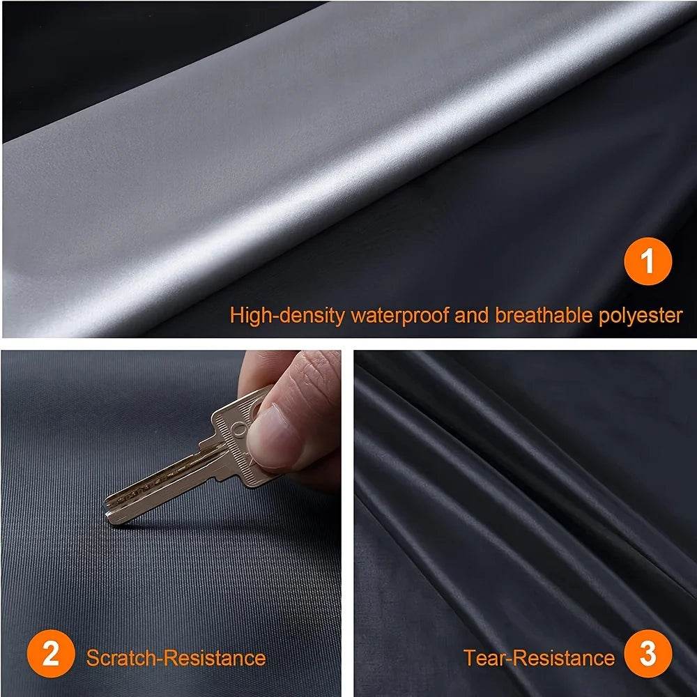 Car Covers Outdoor Waterproof Sun Rain Snow Protection UV Auto Cover Universal SUV/Sedan 190T Car Protective Full Covers - MarvelouStoree