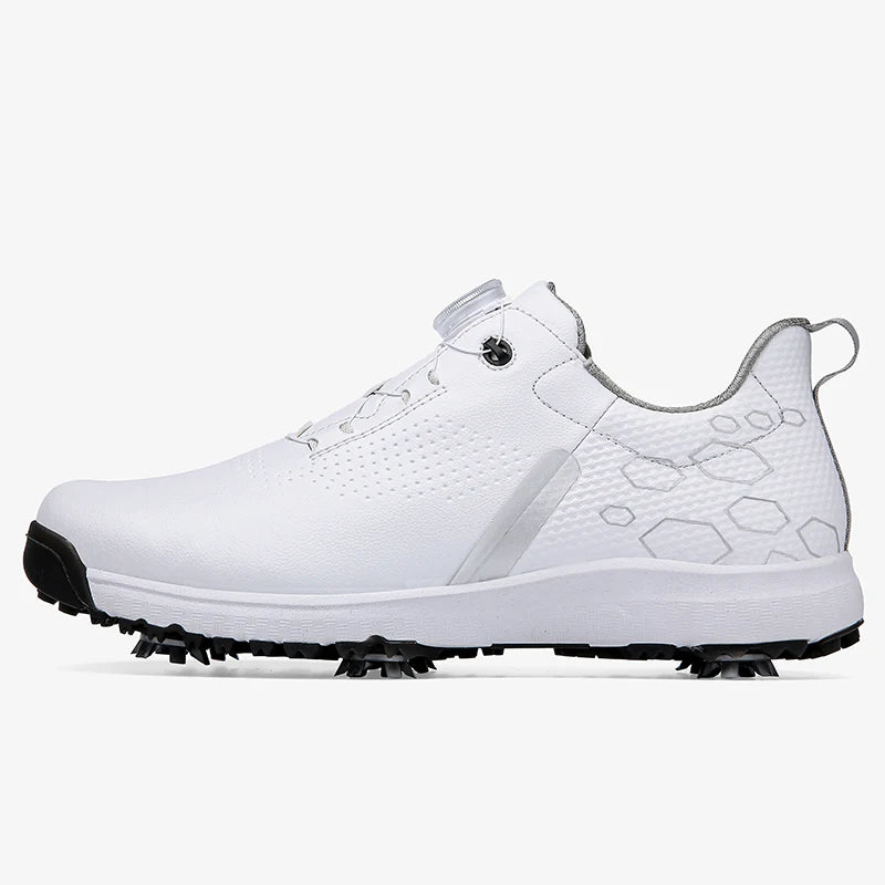 Men Professional Golf Shoes Spikes Golf Sneakers Black White Mens Golf Trainers Big Size Golf Shoes for Men