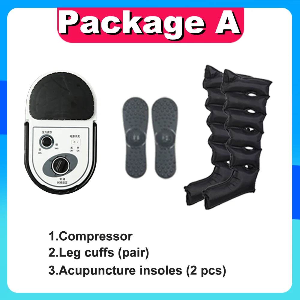 Thigh Air Compression Pressure Massager,Relieve Varicose Veins,Promote Blood Circulation,Relieve Thrombus,Leg Massager Machine - MarvelouStoree