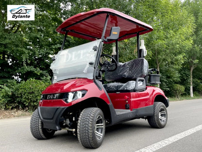 Street Legal 4000W 48V Electric Golf Cart Convertible Sightseeing Golf Cart 2 Seater Lithium Battery Sports Buggy Golf Cart