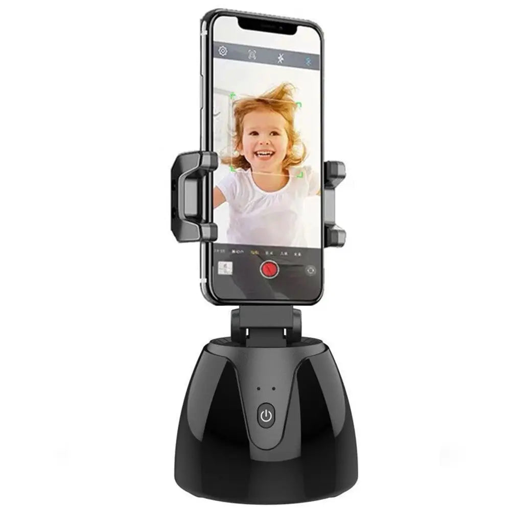 Auto Smart Shooting Selfie Stick 360 Degree Rotation Phone Holder Face Tracking Camera Tripod Head Live Vlog Video Recording