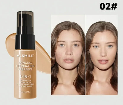 Waterproof Face Foundation Cream Oil-Control Matte BBCream Lasting Liquid Concealer Full Coverage Matte Base Face Makeup Women