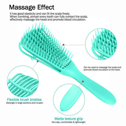 Hair Brush Detangling Brush Scalp Massage Hair Comb Detangling Brush For Curly Detangler Hairbrush Women Men Salon