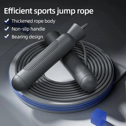 Jump Rope,Adjustable Length Steel Ropes with Ball Bearings, Suitable for Men and Women,Exercise Skipping Rope for Weight-loss