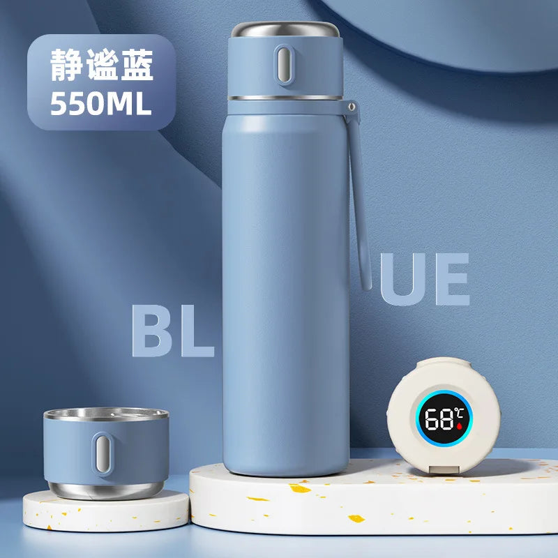 Smart 316 Stainless Steel Thermos Cup Temperature Display Vacuum Flasks Home Outdoor Portable Water Cup Thermos Bottle