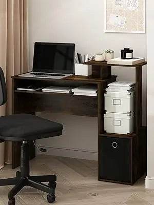 Econ Multipurpose Home Office Computer Writing Desk, French Oak Grey - MarvelouStoree