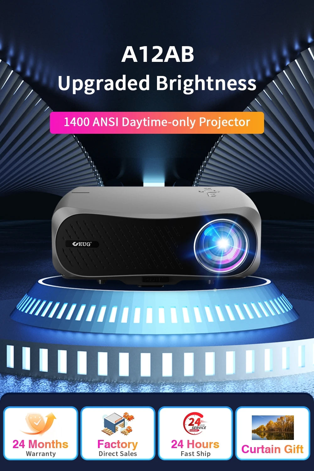 Huawei HiSilicon Chip 4k Beam Projector for Home Cinema Android 5G Wifi 1400Ansi Outdoor Full HD 1080P Movie Projector PK LasEr