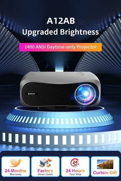 Huawei HiSilicon Chip 4k Beam Projector for Home Cinema Android 5G Wifi 1400Ansi Outdoor Full HD 1080P Movie Projector PK LasEr