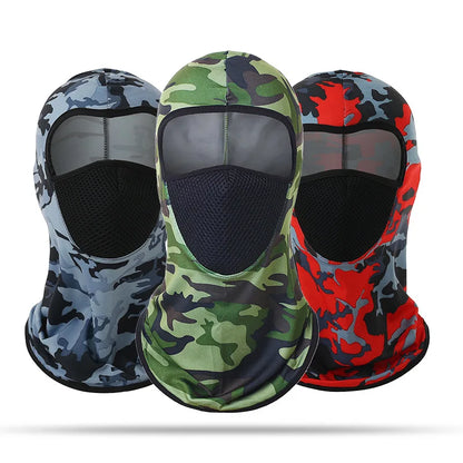 Men's Cycling Cap Balaklava Riding Mesh Breathable Full Face Cover Outdoor Hiking Camping Hunting Cap Sun Protection Mask Women