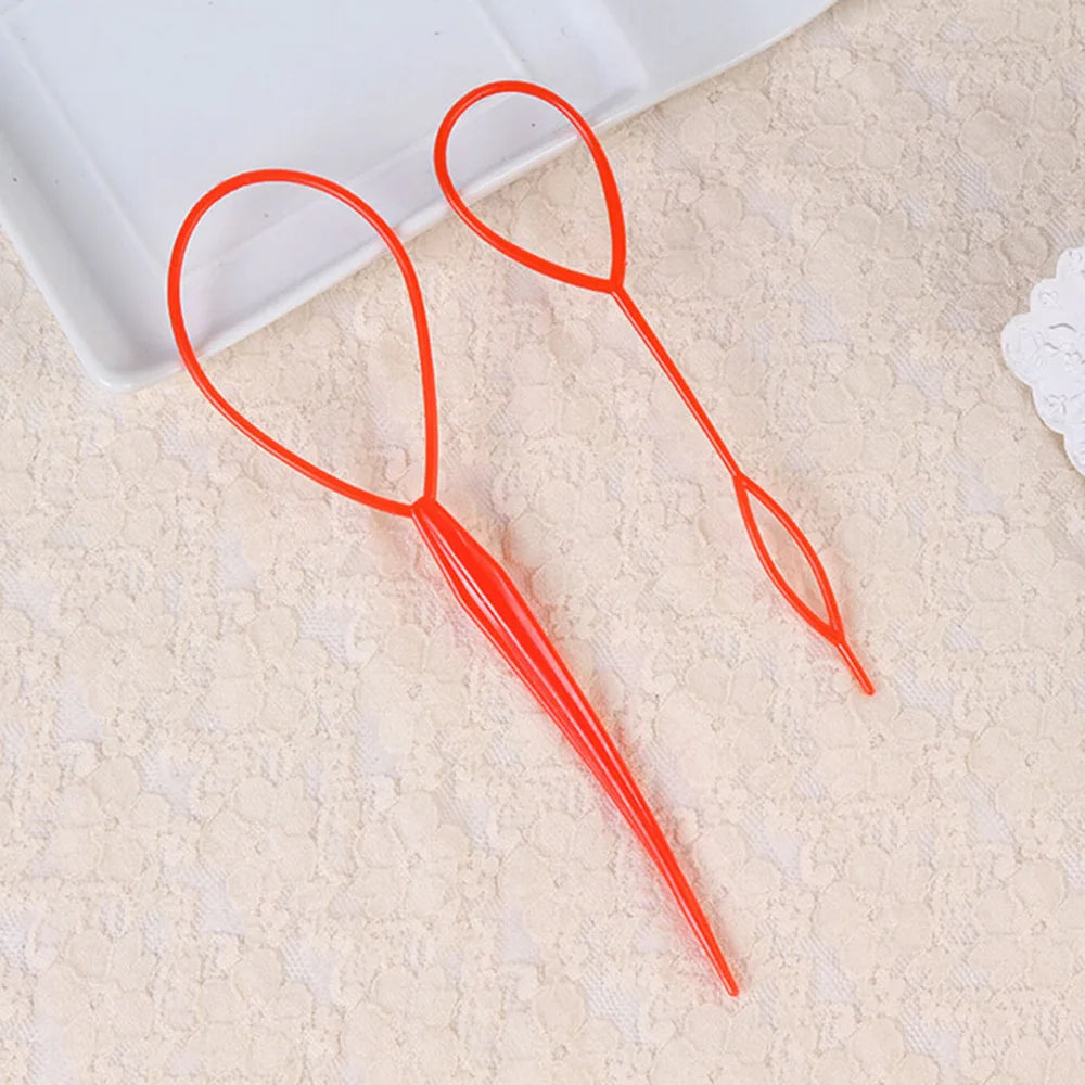 2Pcs Pulling Pin Hair Curling Ball Head Hair Curler Pattern Curly Hair Tool Braided Needle Hair Curler Set Hair Needle бигуди