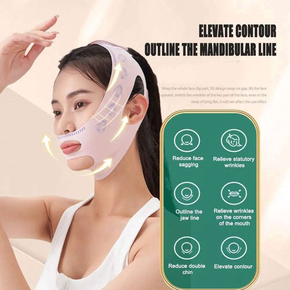 Chin Cheek Slimming Bandage V Shaper V Line Lifting Mask Face Lifting Anti Wrinkle Strap Band Sleeping Mask Beauty Health