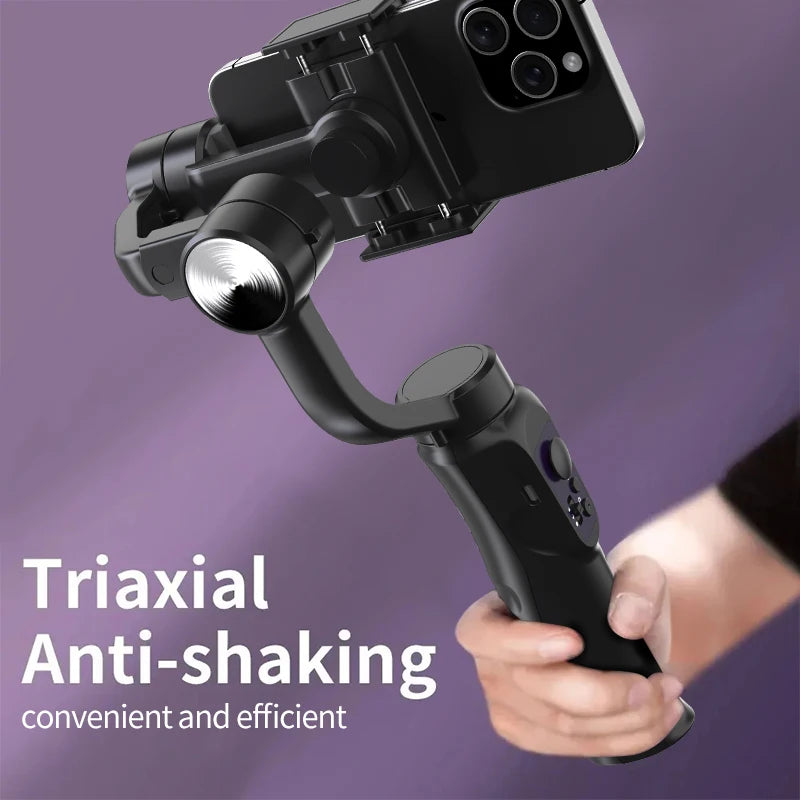 F11 3-Axis Gimbal Stabilizer Smartphone Foldable Handheld Phone Smile Snapshot Vlgo Video Record For iPhone Cellphone Huawei