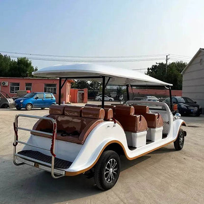 Travel Club Electric Lift Golf Cart Electric Golf Cart 4+2 Seats Electric Club Car With Door 5/8/11/14 Seats Classic Car - MarvelouStoree