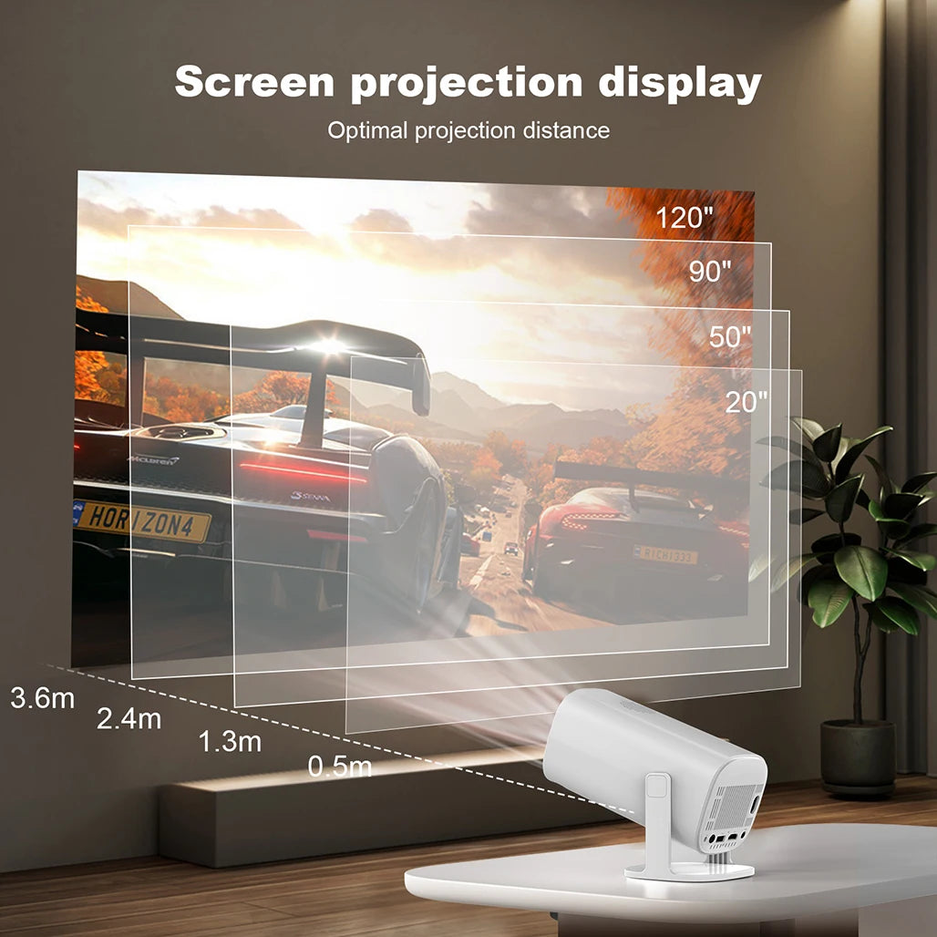 Salange P30 Max Game Projector Mini FreeStyle Home Theater for Xiaomi IOS Android Phone 720P Outdoor 1080P 4K Supported HDMI