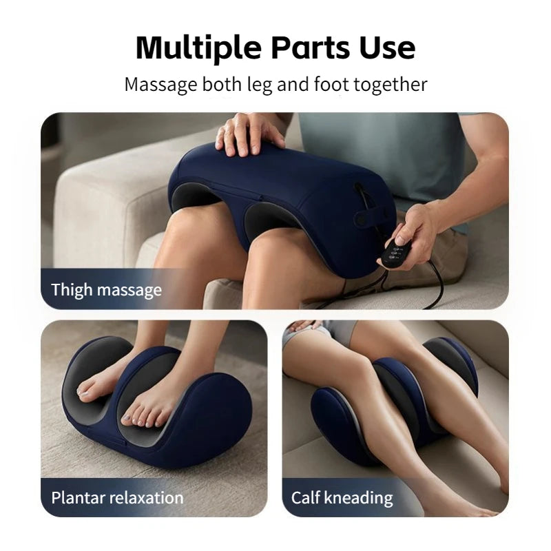 Newest 2 in 1 Shiatsu Foot Massager with Heat for Plantar Fasciitis Feet and Calf Massager Machine for Tired Muscles Pain Relief