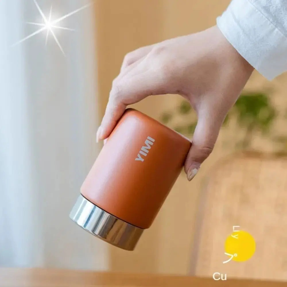 230ml Mini Thermal Cup Portable Stainless Steel Lightweight Coffee Mug Leak-proof Insulated Water Bottle