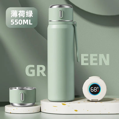 Smart 316 Stainless Steel Thermos Cup Temperature Display Vacuum Flasks Home Outdoor Portable Water Cup Thermos Bottle