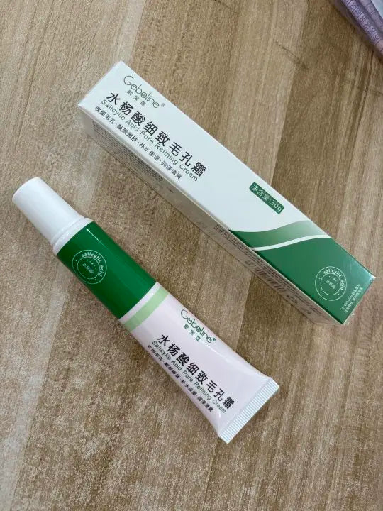 Salicylic Acid Pore Shrinking Cream Tighten Face Smooth Skin Korean Care Product