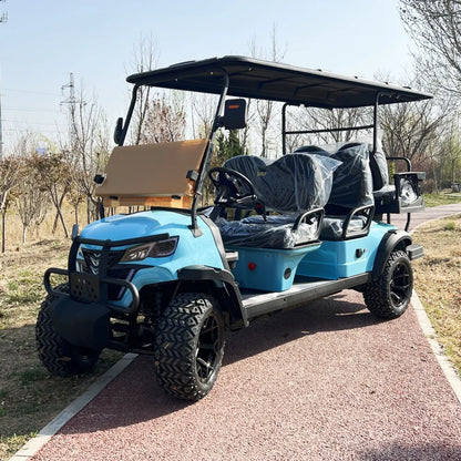 Best Free Custom Color 4 Passenger Sightseeing Car Electric Touring Mini Golf Cart 48V AC Motor Off-Road Vehicle Tourist Car