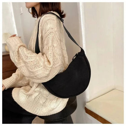 Casual Nylon Hobos Crossbody Bag for Women Designer Shoulder Bags Large Capacity Tote Lady Travel Shopper Bag Female Purses 2024