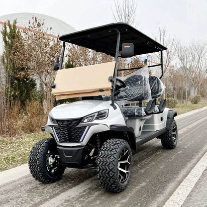 Brand New 6 Person Electric 4 Wheel Club Car Golf Cart For Sale 4 Seaters Golf Car Available with 14 inch off-road Al wheel - MarvelouStoree