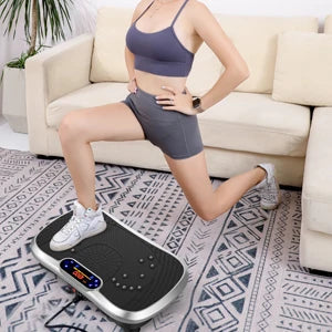 Vibration Plate Fitness Platform Exercise Machine Vibrating Lymphatic Drainage Shaking Full Body Shaker Workout Vibrate Stand