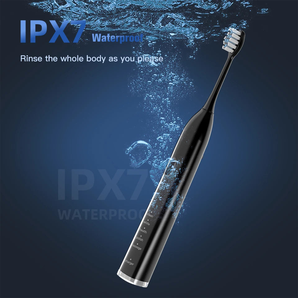 SUBORT S2 Sonic Electric Toothbrush for Men Women Houseehold Whitening IPX7 Waterproof Toothbrush Ultrasonic Auto Tooth Brush